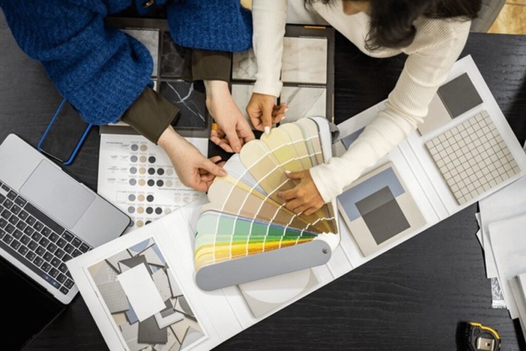 تدرج الألوان في الديكور الداخلي