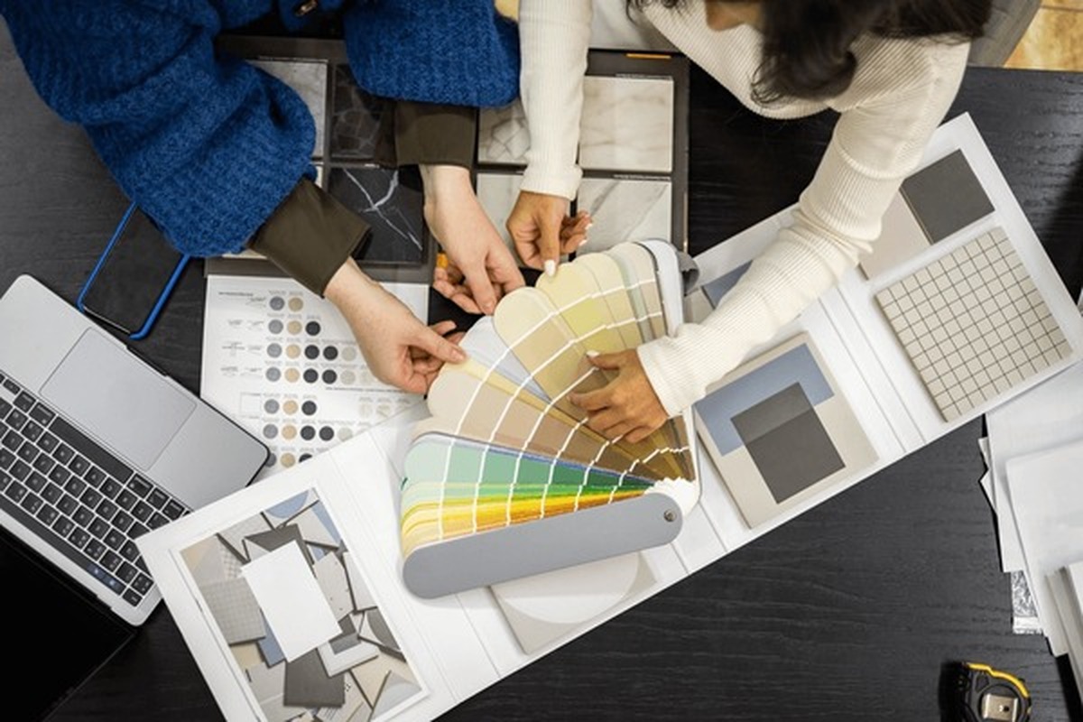 تدرج الألوان في الديكور الداخلي